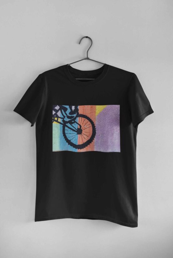 Tricou Bicycle Wall Art 1 Negru